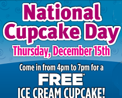 FREE Ice Cream Cupcake Day at MaggieMoos FREE Ice Cream Cupcake Day at MaggieMoos on December 15th