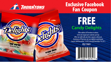 FREE Candy Delights at Thorntons FREE Candy Delights at Thorntons