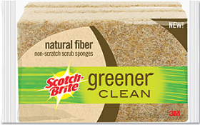 Scotch Brite Greener Clean $0.50 off Scotch Brite Greener Clean Non Scratch Scrub Sponge Coupon