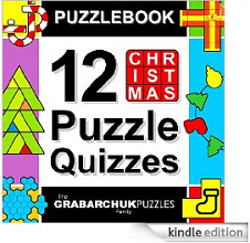 Puzzlebook 12 Christmas Puzzle Quizzes Kindle Game FREE Puzzlebook 12 Christmas Puzzle Quizzes Game For Kindle