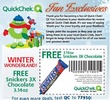 Free Snickers 3X chocolate bar at Quick Chek