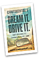 Continental 1 Decal FREE Continental 1 Dream It Drive It Decal