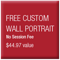 Sears Portrait Studio Coupon FREE Custom Wall Portrait at Sears Portrait Studio (New)