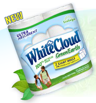 White Cloud Green Earth $2 off White Cloud Bathroom Tissue Coupon