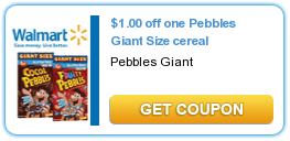 $1.00 off one Pebbles Giant Size cereal