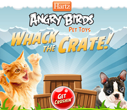 Angry Birds Whack the Crate Hartz Angry Birds Whack the Crate Instant Win Game