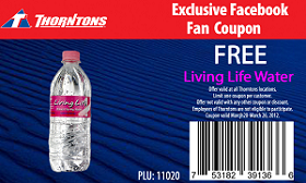 FREE Living Life Water at Thorntons FREE Living Life Water at Thorntons