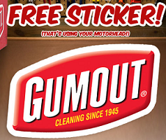FREE Gumout Sticker or Decal FREE Gumout Sticker or Decal