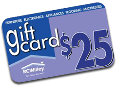 RC Willey gift card FREE $25 RC Willey Gift Card on 3/28 (In Store Event)