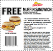Free Muffin Sandwich