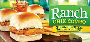 Ranch Chik Combo Sandwich Krystal: FREE Ranch Chik Combo Sandwich Coupon