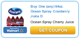 Buy One (any) 64oz. Ocean Spray Cranberry Juice D
