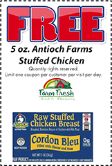 Farm Fresh Stuffed Chicken FREE Antioch Farms Stuffed Chicken at Farm Fresh Supermarkets