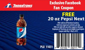 Pepsi Next at Thorntons FREE 20oz. Bottle Of Pepsi Next at Thorntons