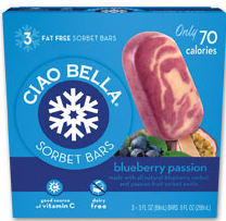 Ciao Bella FREE Ciao Bella Blueberry Passion Sorbet Coupon Giveaway