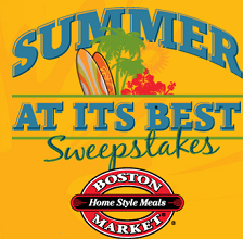 Boston Market Summer At Its Best Sweepstakes Boston Market Summer At Its Best Sweepstakes