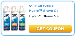 $1.00 off Schick Hydro™ Shave Gel