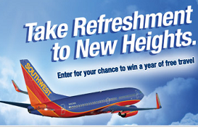 Southwest Airlines Sweepstakes 2012 Deja Blue and Southwest Airlines Sweepstakes