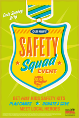 Old Navy Kid Safety Event FREE Kids Safety Kits at Old Navy