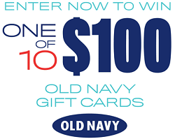 Old Navy Gift Card Giveaway $100 Old Navy Gift Card Giveaway