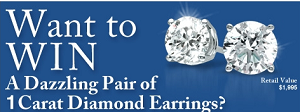 Diamond Earrings Sweepstakes Bailey Banks & Biddle Diamond Earrings Sweepstakes