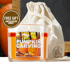 Fall Festival event bag FREE Bath and Body Works Pumpkin Carving Candle With Purchase on 9/15