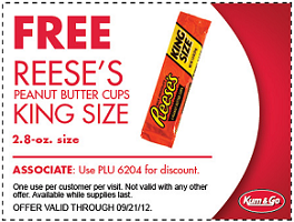 Reeses Peanut Butter Cups FREE Redline Drink and Reeses Peanut Butter Cups at Kum and Go Stores