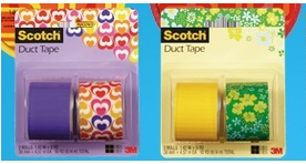Scotch Color and Pattern Duct Tape Combo Pack FREE Scotch Duct Tape Combo Pack Sample Giveaway