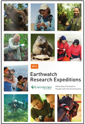 Earthwatch Expedition Guide FREE 2013 Earthwatch Expedition Guide