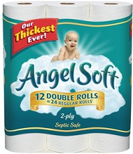 Angel Soft Bath Tissue $1 off Double Roll Angel Soft Bath Tissue 12 Pack+ at Target