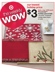 Target Threshold Placemats FREE Holiday Placemats at Target