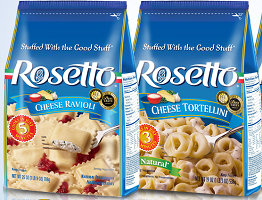 Rosetto Frozen Pasta $1 off ANY 2 Rosetto Frozen Pasta Coupon