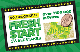 Dollar General Sweeps Dollar General Unilever Sweepstakes and Instant Win Game (3,300 Prizes)