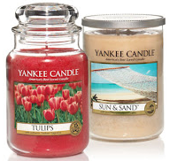 Yankee Candle jar and tumbler