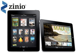 zinio pad logo FREE $50 Zinio Credit=FREE Digital Magazines 