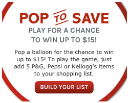 Kroger Pop To Save Kroger Pop To Save Instant Win Game (65,733 Prizes)
