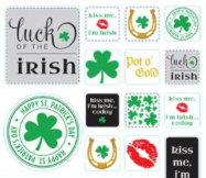 St. Patrick's Day stickers