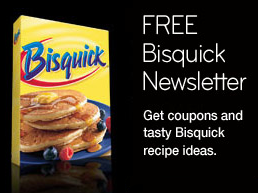 Bisquick FREE Bisquick Coupons and Recipes