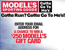 Modells Sporting Goods Win a $250 Modells Sporting Goods Gift Card Sweepstakes