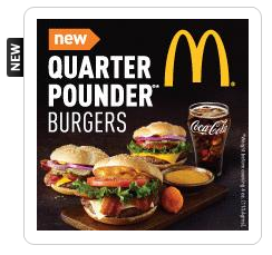 MCR McDonalds Quarter Pounder Burger FREE McDonalds Quarter Pounder Burger for 25 My Coke Rewards Points