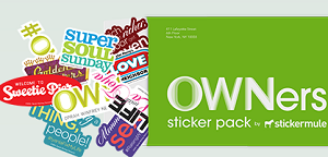 Oprah OWNers Stickers FREE Limited Edition Oprah OWNers Stickers 