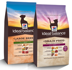 Hills Ideal Balance Cat and Dog Food FREE Bag of Hills Ideal Balance Cat or Dog Food After Rebate