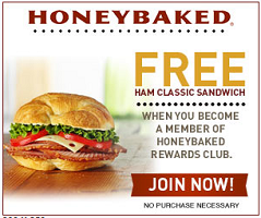 Ham Classic Sandwich Coupon FREE Ham Classic Sandwich Coupon (Select Locations)