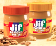 Jif almond butter cashew butter