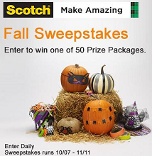 Scotch Tape Prize Pack FREE Scotch Tape Prize Pack Giveaway Sweepstakes