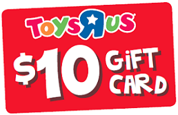 Toys r us gift card 10