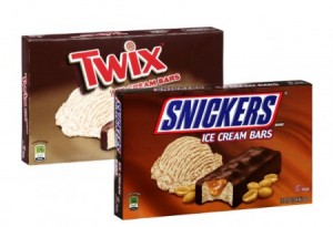 Free Snickers or Twix Ice Cream Bar