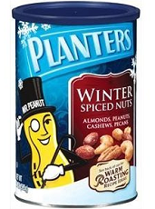 PLANTERS Nuts Winter Canister $1.50 off PLANTERS Nuts Fall or Winter Canister Coupon