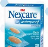 Nexcare waterproof bandages