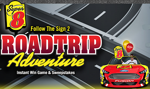 Super 8 Super 8 Follow The Sign 2: Road Trip Adventure Instant Win Game & Sweepstakes 